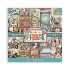 Stamperia - Furry Friends 2 - 12"x12" Double Sided Scrapbooking Pad